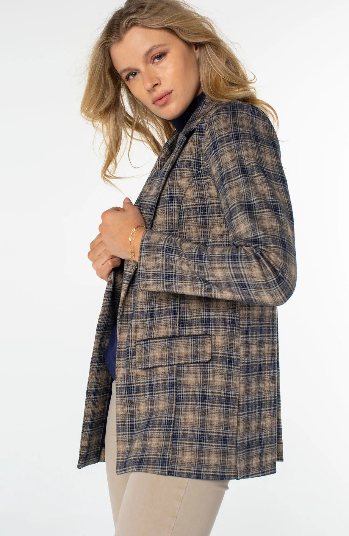 Dreaming Bigger Tweed Blazer In Birch • Impressions Online Boutique