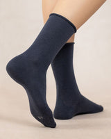 Bleuforêt Fine Wool Socks / Navy
