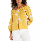 Liverpool Embroidered Top / Dijon