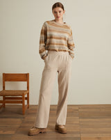 Pantalon Yerse en ponte / Naturel