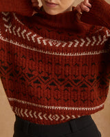 Yerse Jacquard Pullover /  Brick