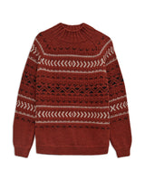 Yerse Jacquard Pullover /  Brick