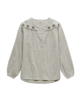 Yerse Embroidered Shirt/ Natural