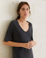 Robe midi fluide Yerse / Anthracite