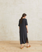 Robe midi fluide Yerse / Anthracite
