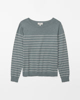 Yerse Cotton Sweater / Stripe