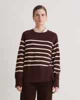 Yerse Noras Sweater / Marron Stripe