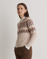 YerseJaquard Cardigan / Blue multi