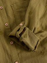 Whitestuff Sofie Shirt / Khaki Green