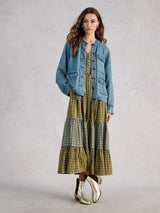 White Stuff Demi Utility Jacket/ Mid Blue denim