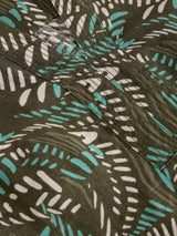 WHITE STUFF JUNE LINEN DRESS/ GREEN PRINT