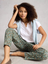 White Stuff Nelly Emroidered Tee / White