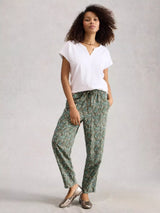 White Stuff Nelly Emroidered Tee / White