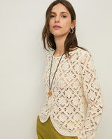 YERSE Crochet Cardi / Ecru