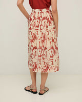 YERSE Skirt / Red Floral