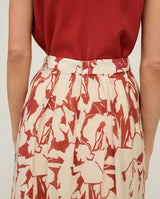 YERSE Skirt / Red Floral