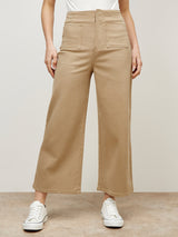 Apricot Bea Cropped Flare Jeans / Stone