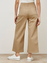 Apricot Bea Cropped Flare Jeans / Stone