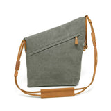 Davan Canvas Shoulder Bag / Sage Green