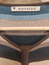 Mansted May Cardigan / Multi Stripe