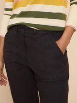 White Stuff Twister Chino Trouser / Black