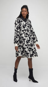 Uchuu Swing Sweater Dress / Floral Art