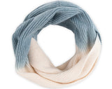 Lemon Dip Dye Infinity Scarf