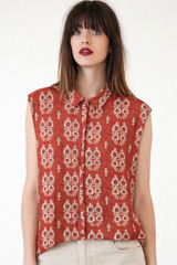 See U Soon Paris Pointelle Cardi / Brick