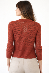 See U Soon Paris Pointelle Cardi / Brick