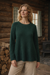Mansted Gertie Sweater / Emerald Lamsbswool