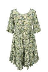 Dress Addict Jana / Green-Blue Floral