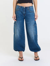 Daze Denim Cargo Harem Jean / Snap
