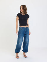 Daze Denim Cargo Harem Jean / Snap