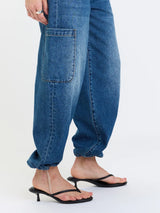 Daze Denim Cargo Harem Jean / Snap
