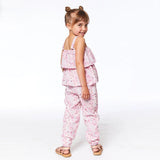 Deux Par Deux Jumpsuit / Pink Flowers