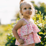 Deux Par Deux Jumpsuit / Pink Flowers