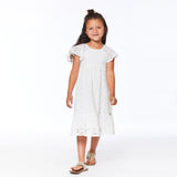 Deux Par Deux White Eyelet Dress