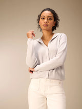 Nile Hooded Cardigan / Fog