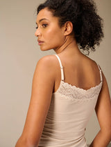 Nile Reversible Lace Cami / Almond