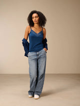 Nile Reversible Lace Cami / Dark Ocean