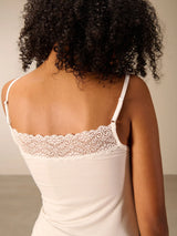 Nile Reversible Lace Cami / Off White