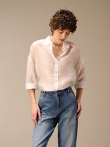 Nile Crinkle Blouse / Offwhite