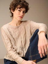 Nile Organic Cotton Scarf / Nightblue Botanical