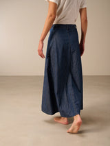 Nile Maxi Denim Skirt