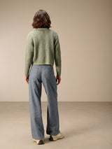 Nile Chunky Knit Cardigan / Salbei