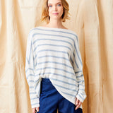 Suzy D Fayola Sweater / Blue Stripe