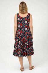 Dress Addict Joy Dress / Navy Red Floral