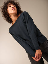 Nile Sweater/ Petrol