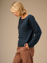 Nile Fine Knit Sweater / Marine