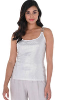 Frank Lyman Knit Tank / Champagne
